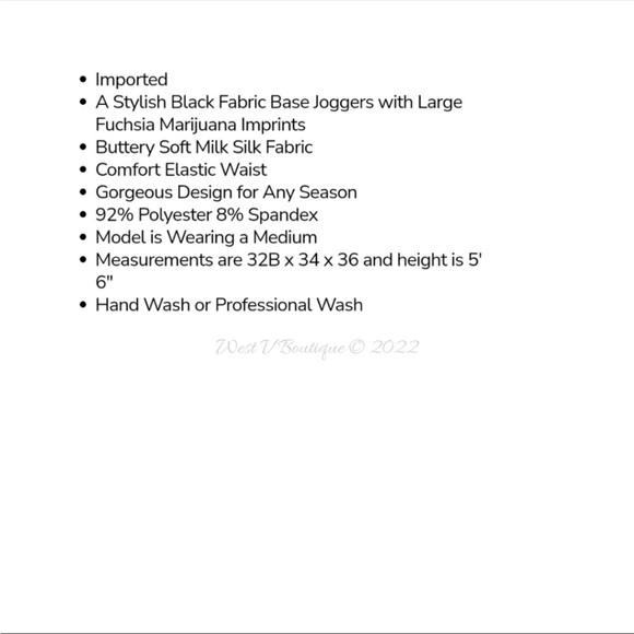 NWT! Rasta 420 Leaf Buttery Soft Joggers - Picture 7 of 7